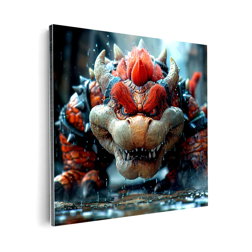 Bowser Enojado Poster