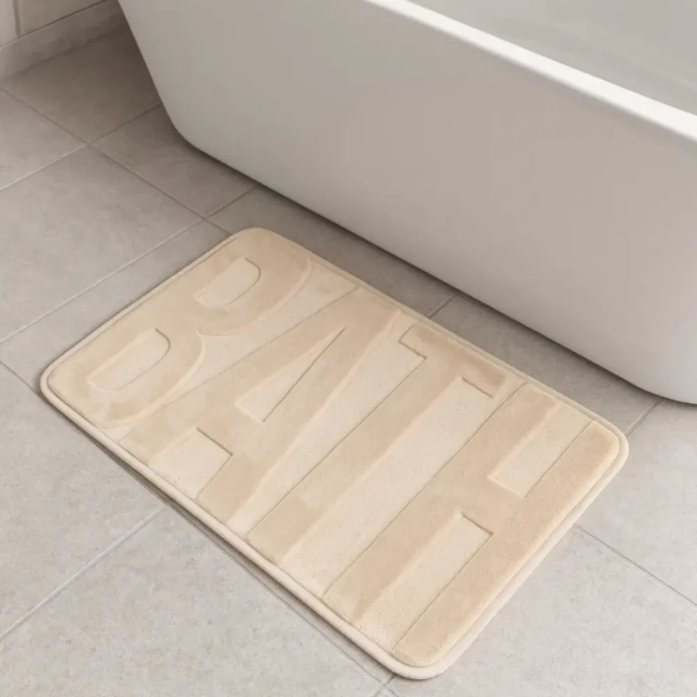Alfombra De Baño Memory Bath Bto x100 ~ RM45-29