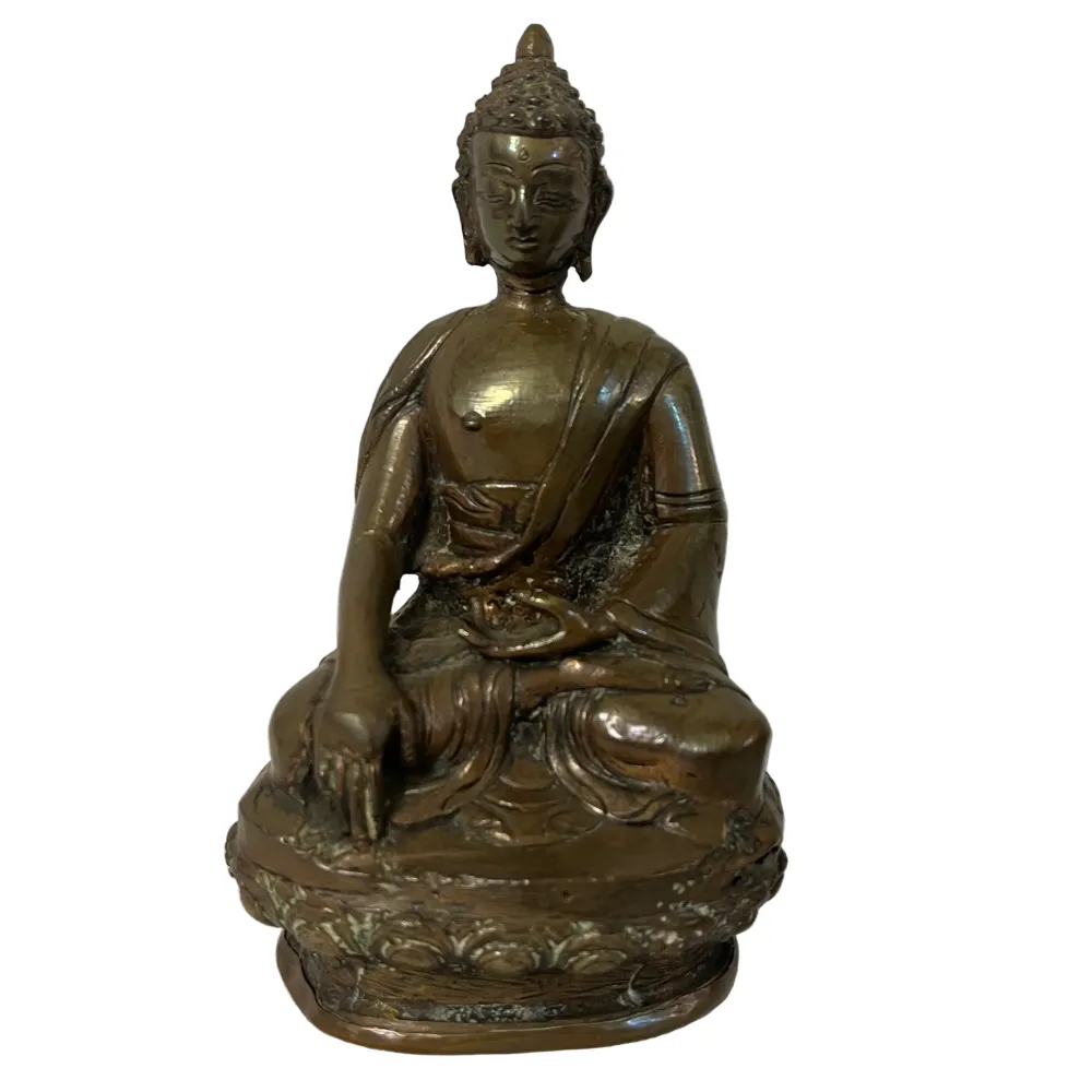 Buda Shakyamuni en bronce finales s.XIX Bucarest Art & Antiques