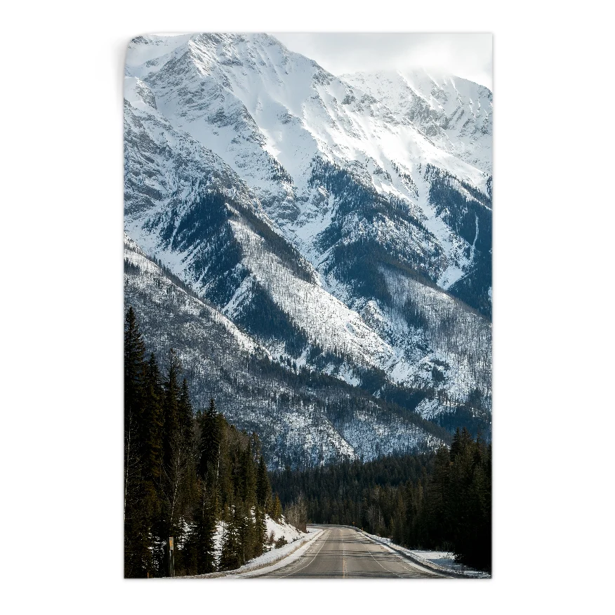 Carretera al Volcan Nevado Poster