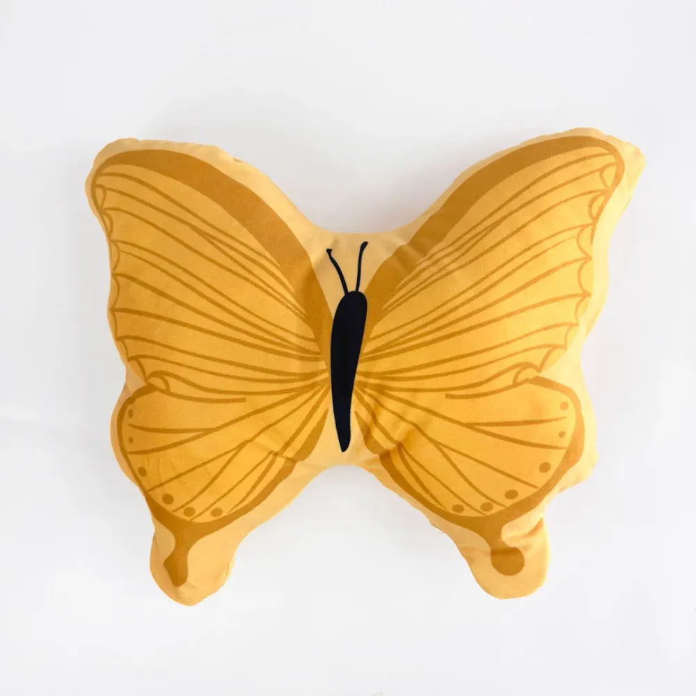 Cojín Mariposa Amarilla Chaló Chaló
