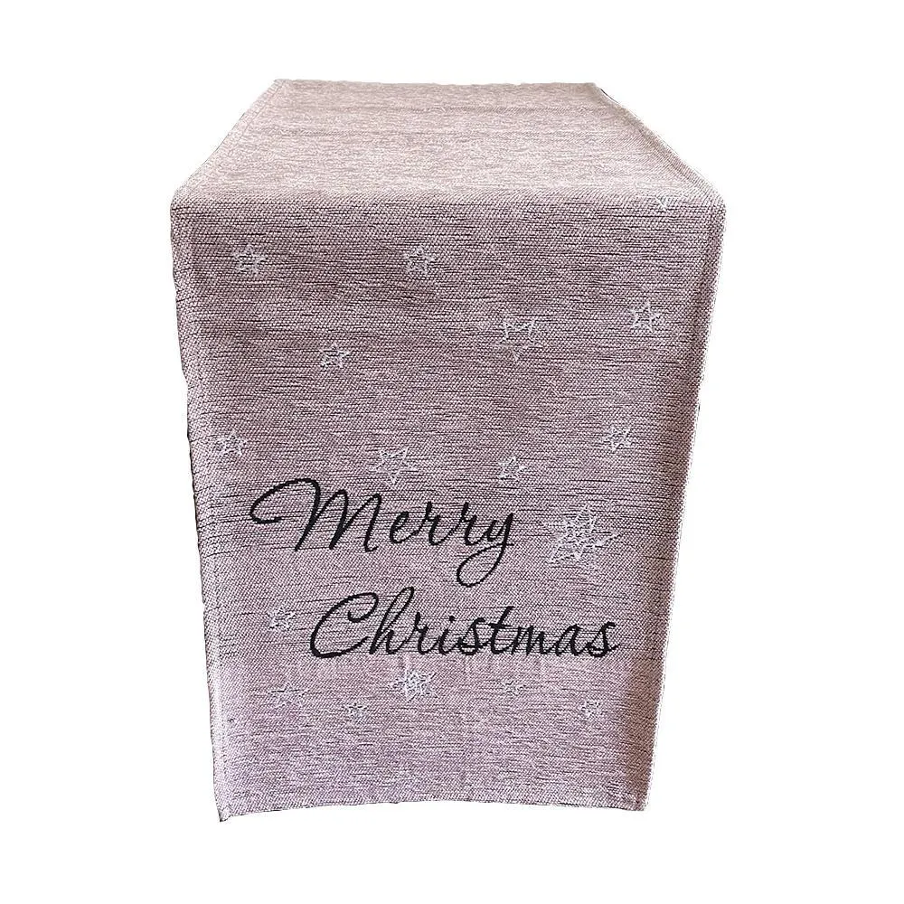 Camino Chenille Christmas 35X170Cm Chantilly