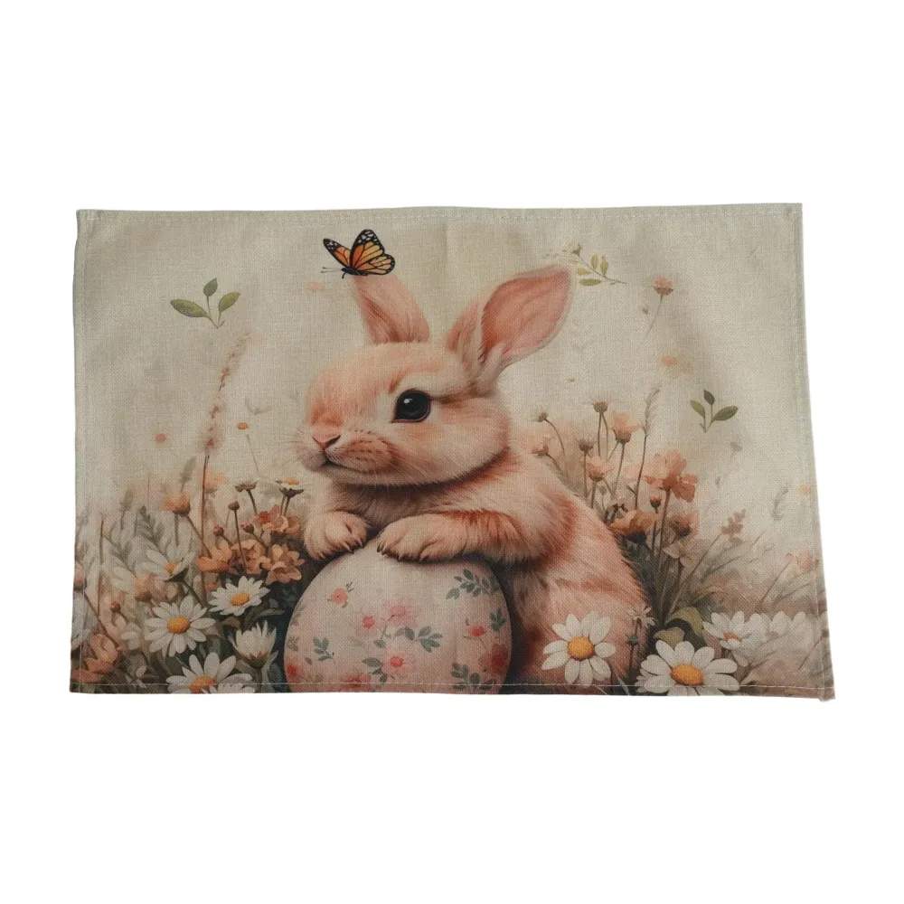 Set 4 Individual Conejo Pascua Chantilly