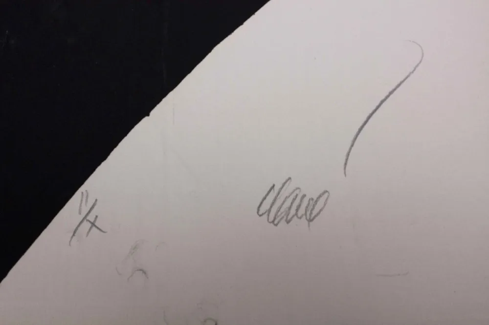 CLAVÉ Antoni, aguafuerte carborundo original firmado