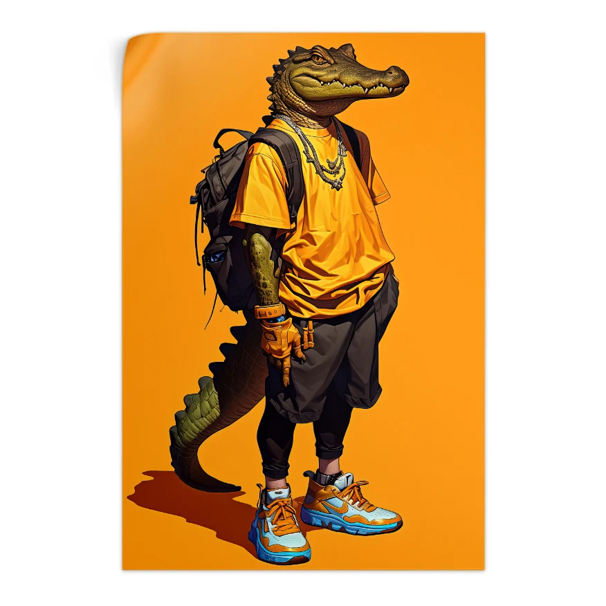 Cocodrilo Casual Poster