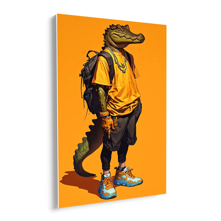 Cocodrilo Casual Poster