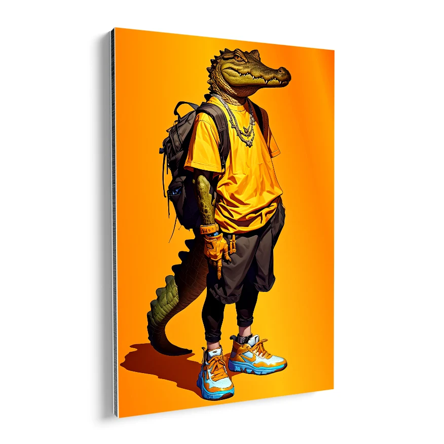 Cocodrilo Casual Poster