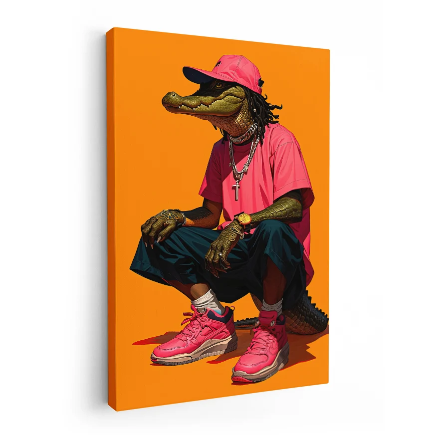Cocodrilo Vestido Poster