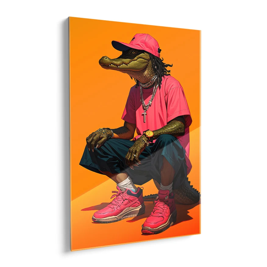 Cocodrilo Vestido Poster