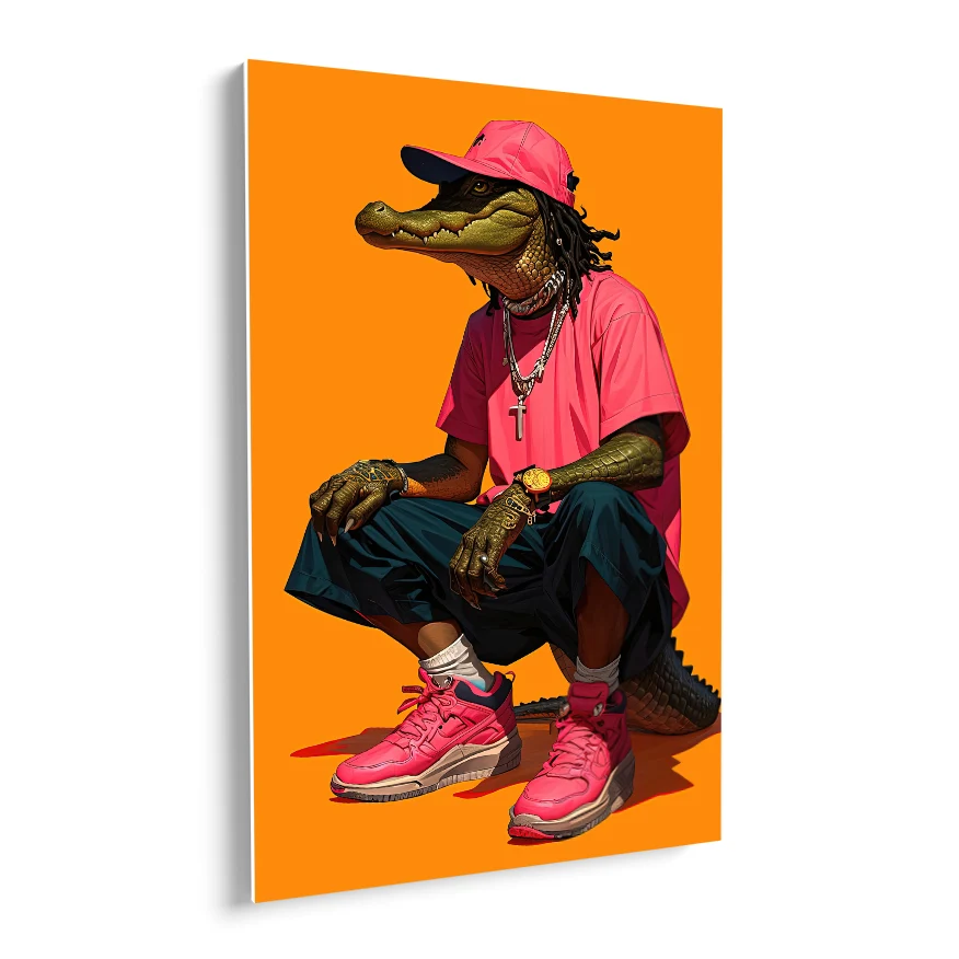 Cocodrilo Vestido Poster