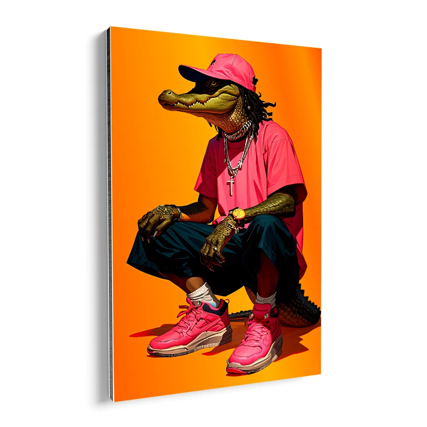 Cocodrilo Vestido Poster