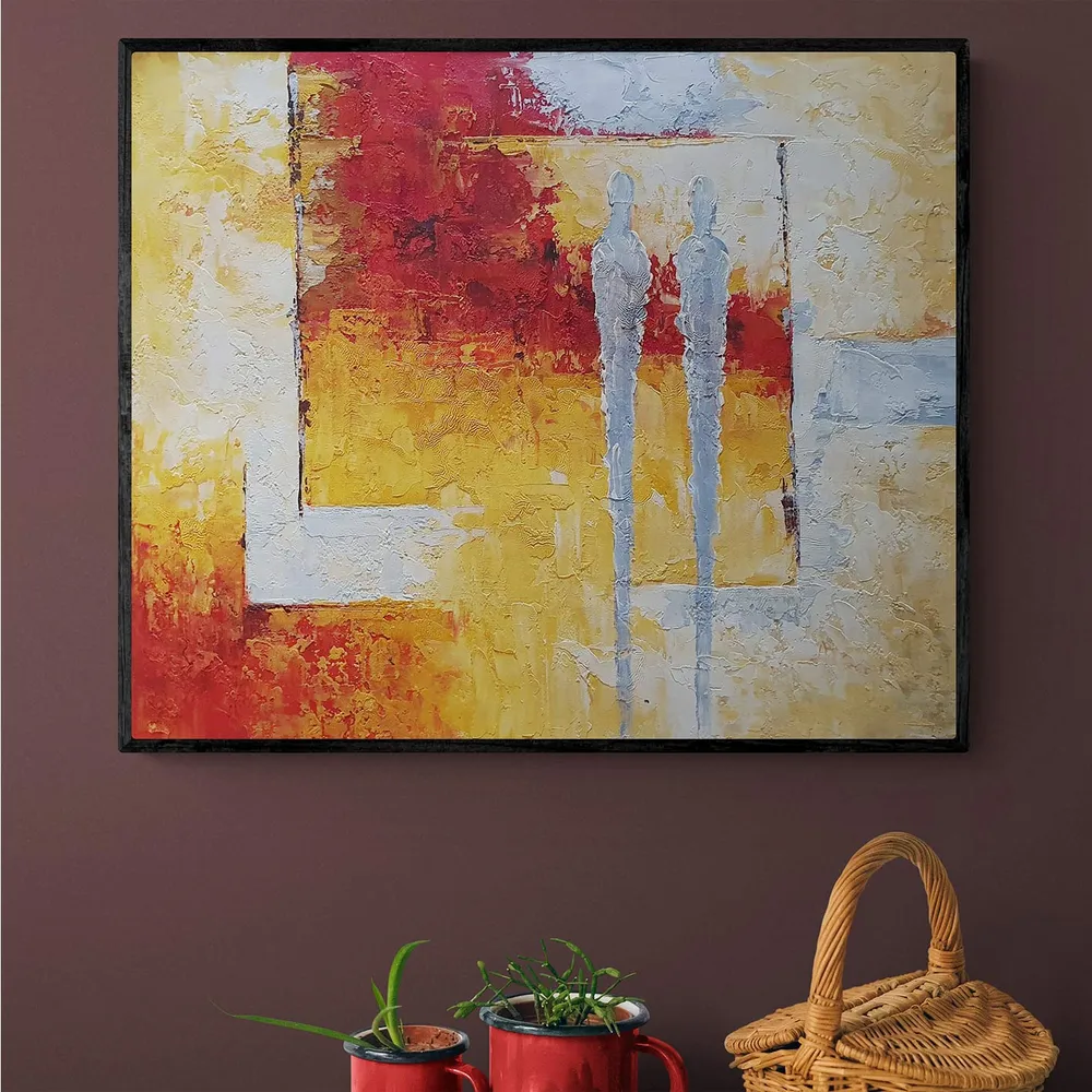 Cuadro Abstracto Atardecer 60x50 cm