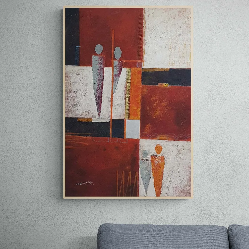 Cuadro Abstracto Existencial 60x90 cm
