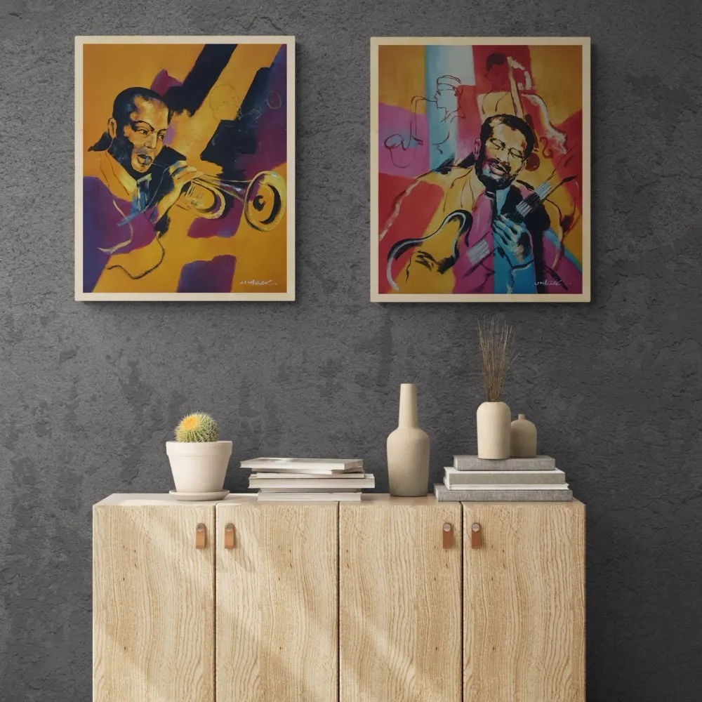 Cuadro Arte Pop Negro 50x60 cm