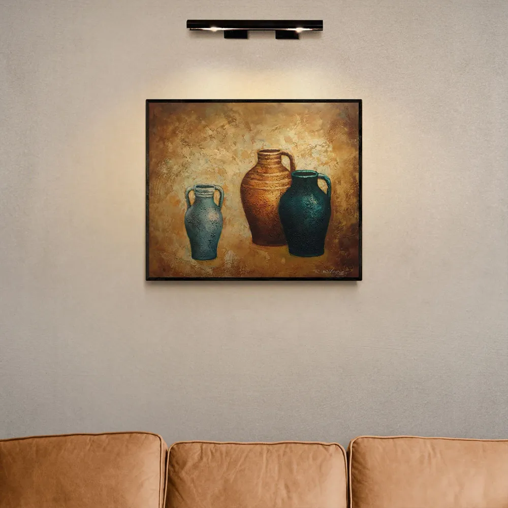 Cuadro Bodegón Ánforas III 60x60 cm