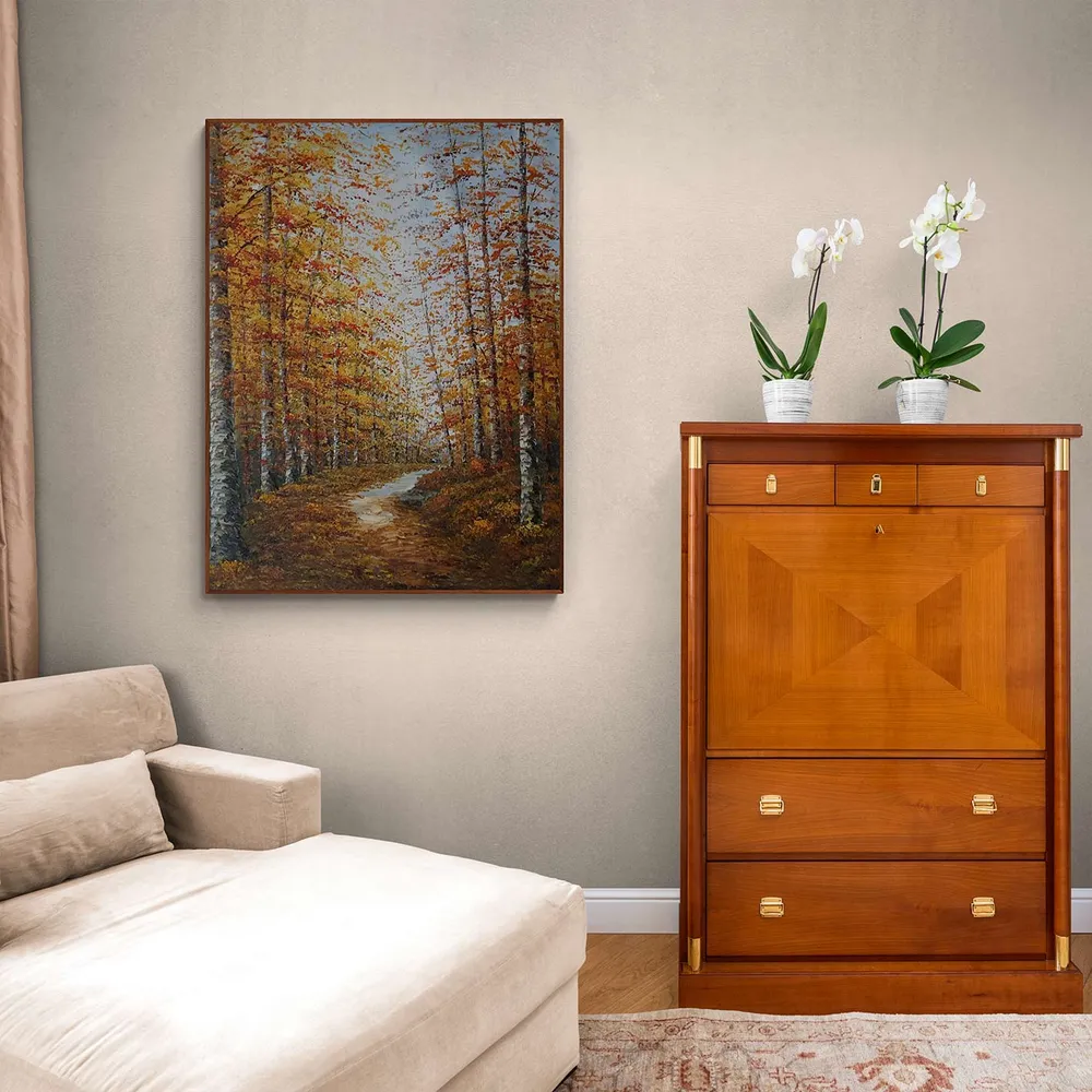 Cuadro Bosque Otoñal 90x120 cm