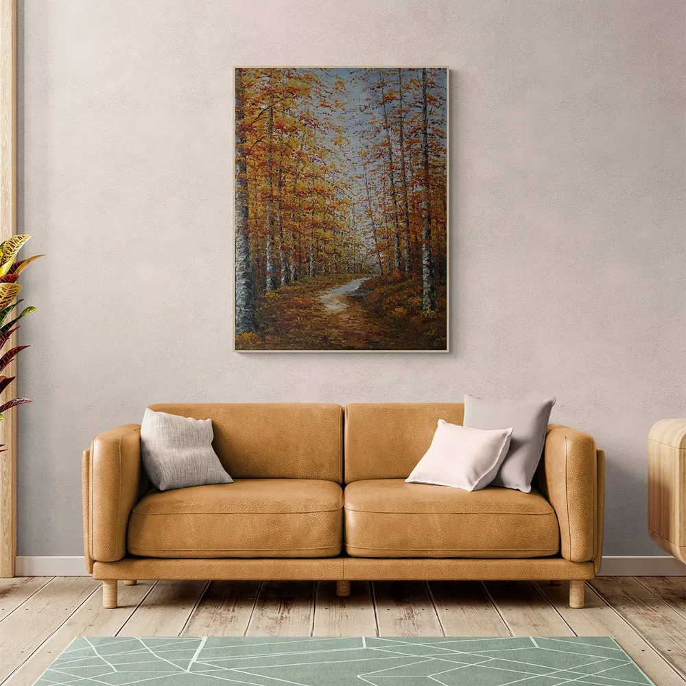 Cuadro Bosque Otoñal 90x120 cm