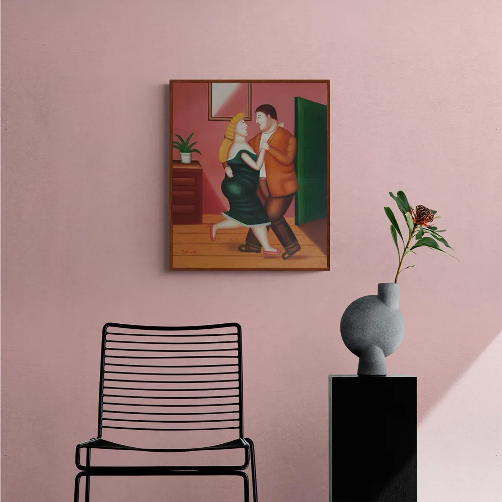 Cuadro Botero Baile 50x60 cm