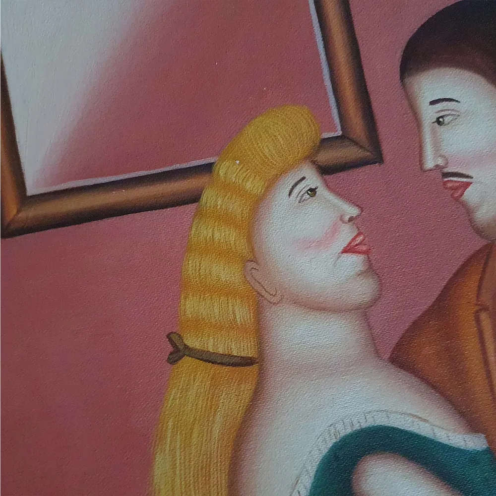 Cuadro Botero Baile 50x60 cm