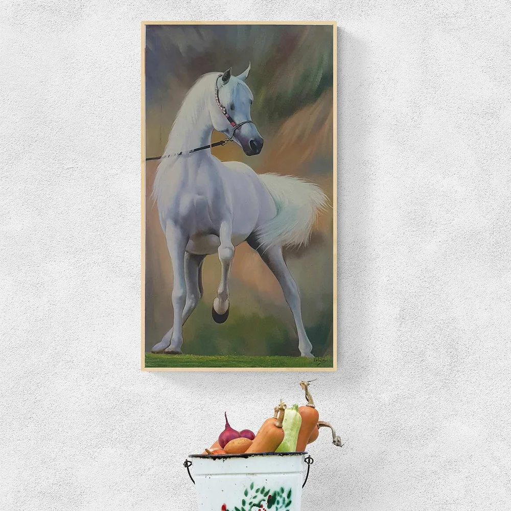 Cuadro Caballo Árabe 50x90 cm
