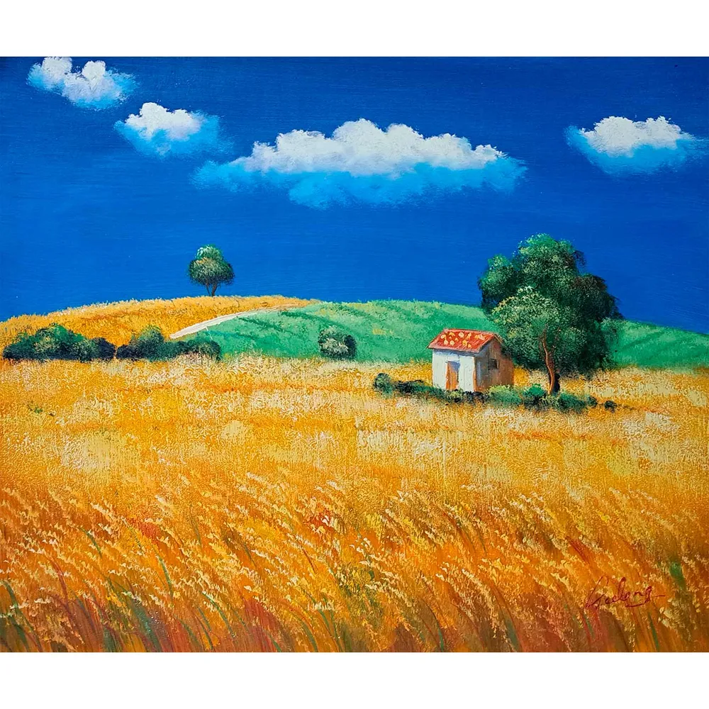 Cuadro Casita Árbol 60x50 cm