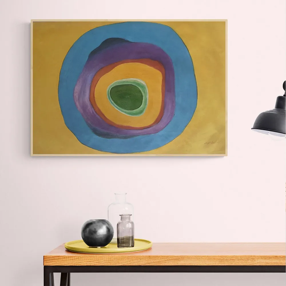 Cuadro Diana Amarillo 90x60 cm
