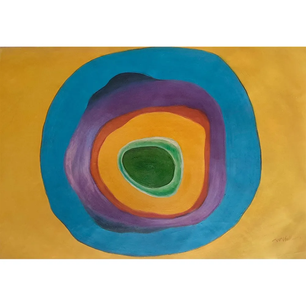 Cuadro Diana Amarillo 90x60 cm