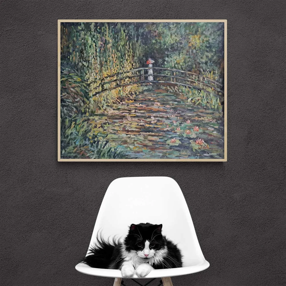 Cuadro Estanque Ninfea Monet 60x50 cm