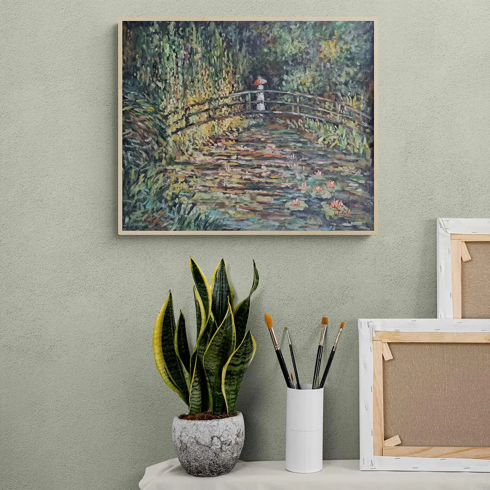 Cuadro Estanque Ninfea Monet 60x50 cm