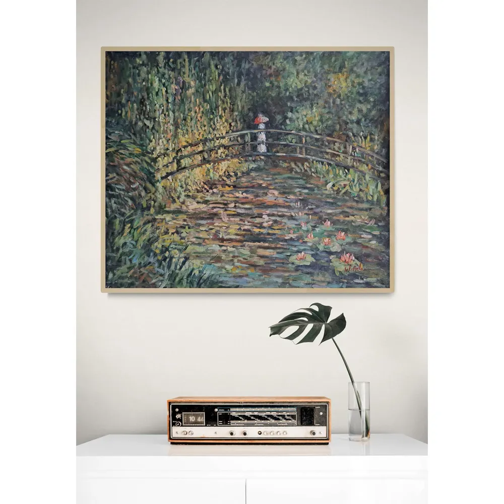 Cuadro Estanque Ninfea Monet 60x50 cm