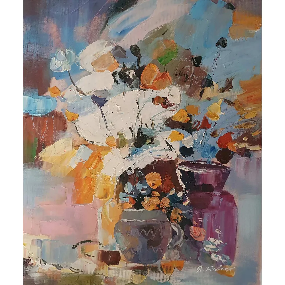 Cuadro Floral Espátula 50x60 cm