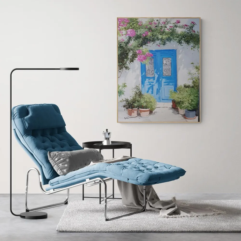 Cuadro Puerta Buganvilla 82x102 cm