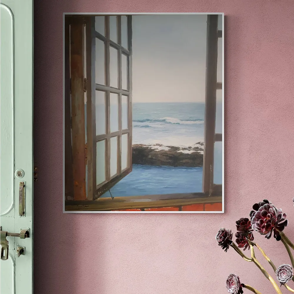 Cuadro Ventana Vista 82x101 cm