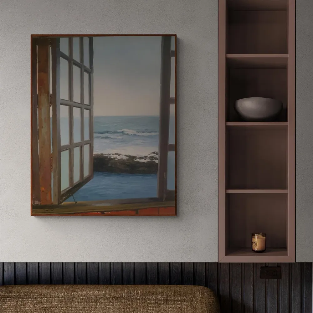 Cuadro Ventana Vista 82x101 cm