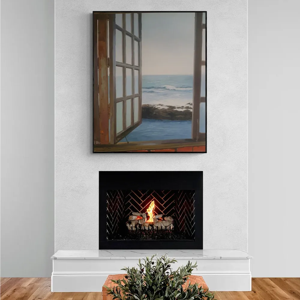 Cuadro Ventana Vista 82x101 cm