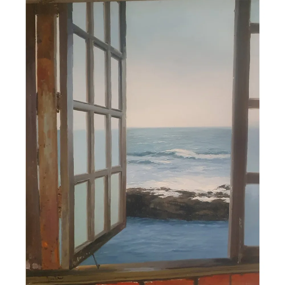 Cuadro Ventana Vista 82x101 cm
