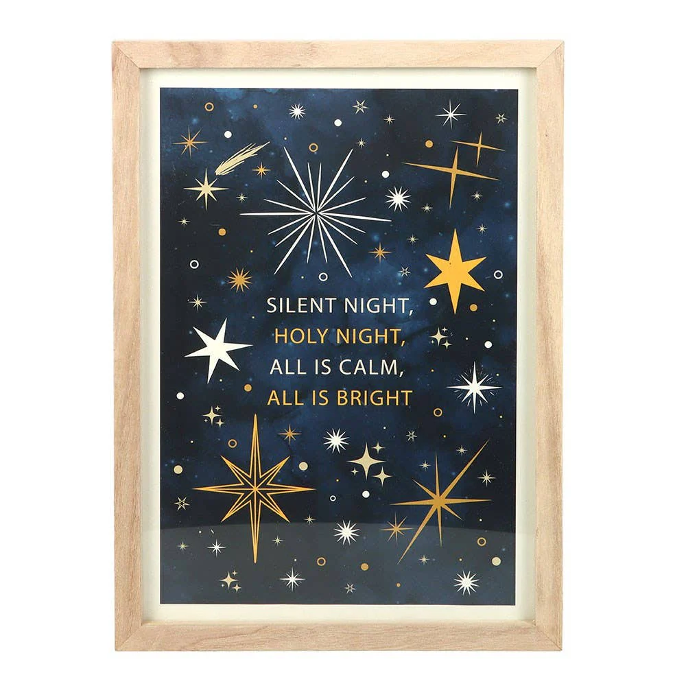 Silent Night Framed Wall Art Print Custom Picture Frames