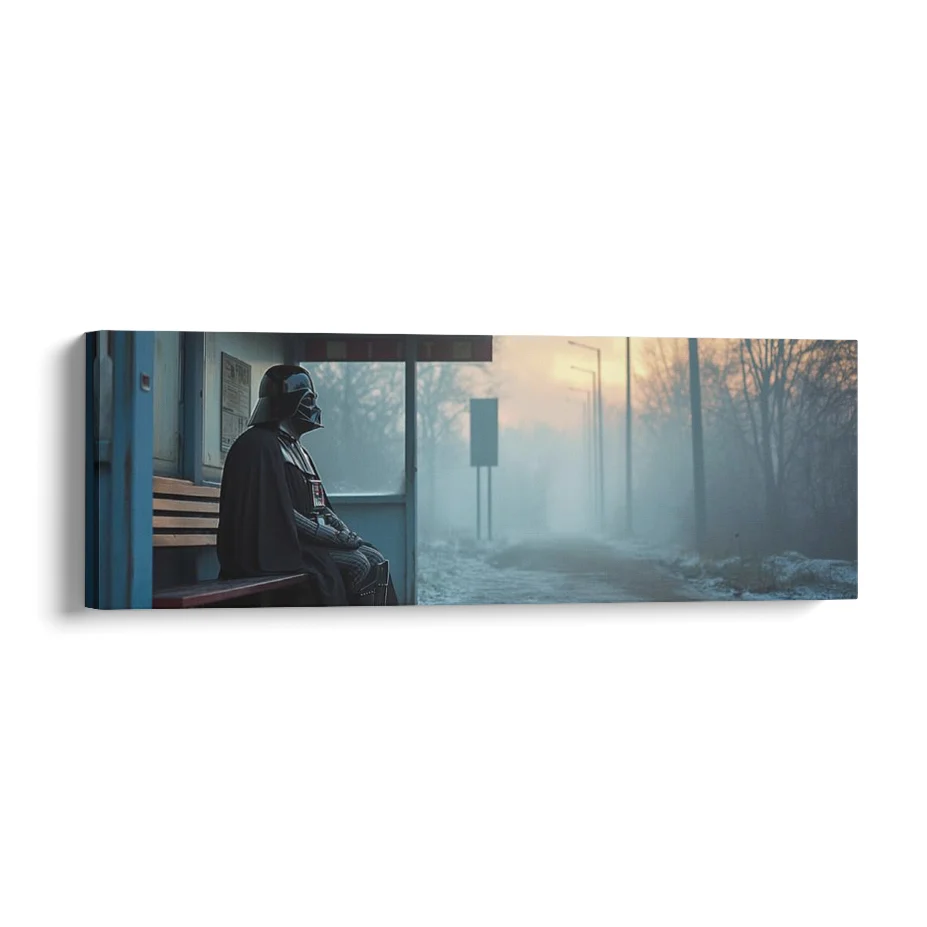 Darth Vader Sentado Banca Camino Poster