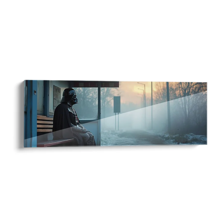 Darth Vader Sentado Banca Camino Poster