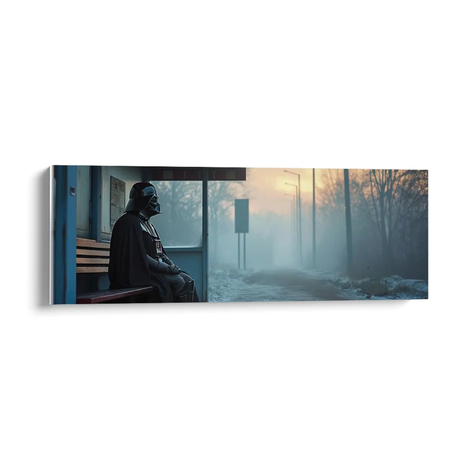 Darth Vader Sentado Banca Camino Poster