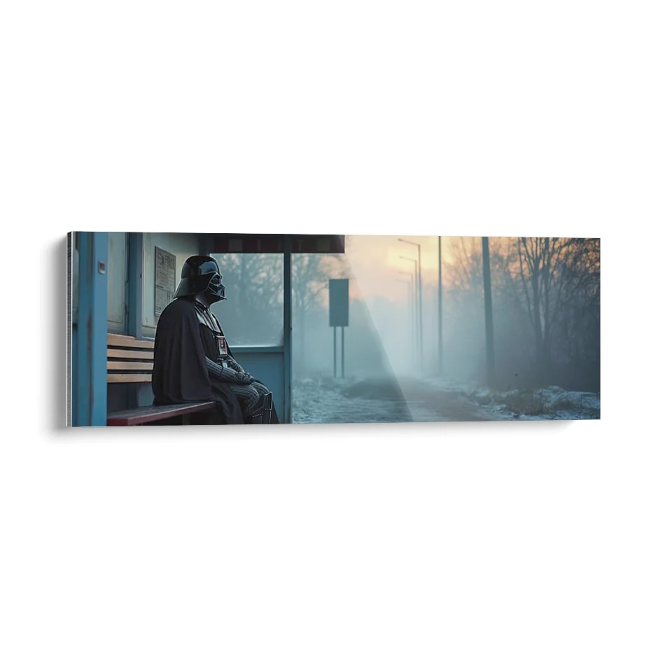Darth Vader Sentado Banca Camino Poster