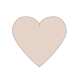 Corazón Madera Chopo Dayka Dayka Trade