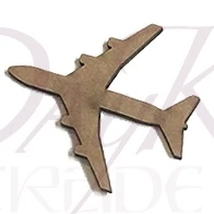 Silueta Madera Avión 386 Dayka Trade