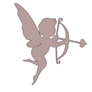 Silueta Madera Cupido 282 Dayka Trade