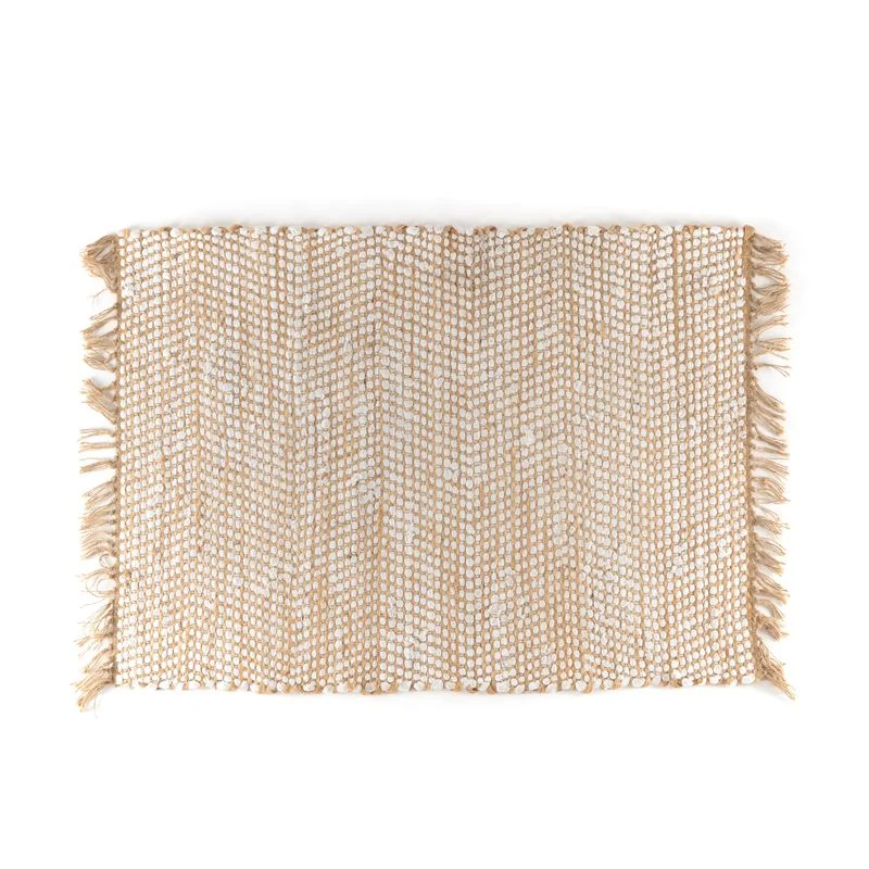 ALFOMBRA 60X90 YUTE / ALGODÓN DCASA