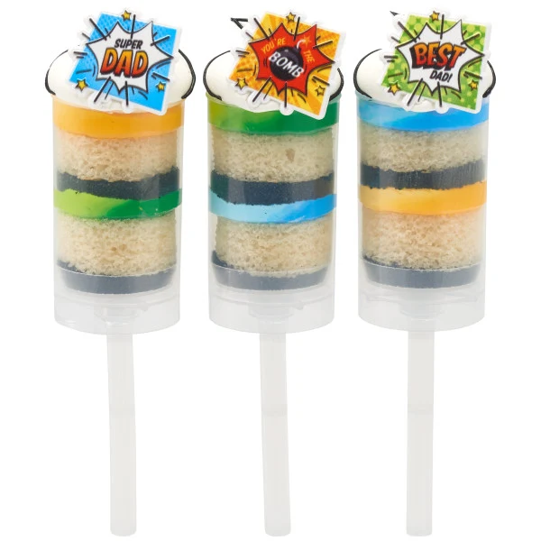 Anillos para cupcakes surtidos Super Papá Decopac