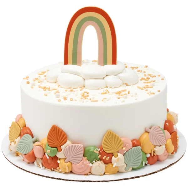 Layon vertical del arco iris retro Boho DecoPac