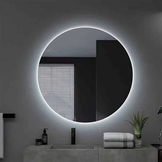 Espejo Redondo Llanquihue luz led 60 Decopeltre