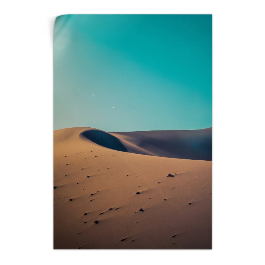 Desierto y Cielo Poster