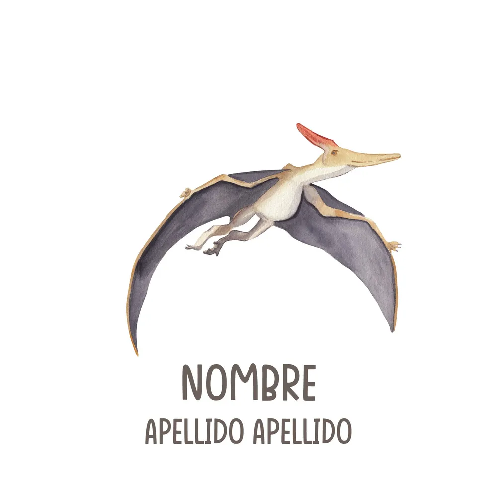 Dinosaurios acuarela